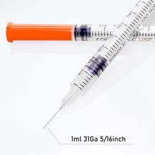 Load image into Gallery viewer, Disposable Syringe 1mL. (31g. 5/16)