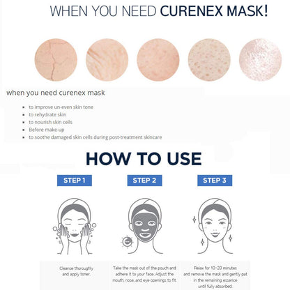 Curenex Intense Glow & Shine Sheet Mask (1 count)