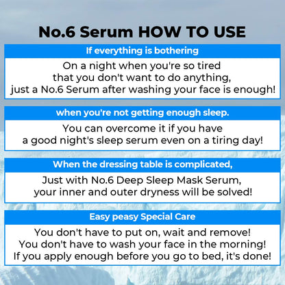 Numbuzin No.6 Deep Sleep Mask Serum, 1.69 fl.oz / 50ml