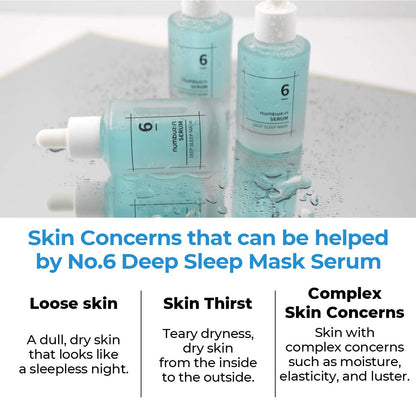 Numbuzin No.6 Deep Sleep Mask Serum, 1.69 fl.oz / 50ml