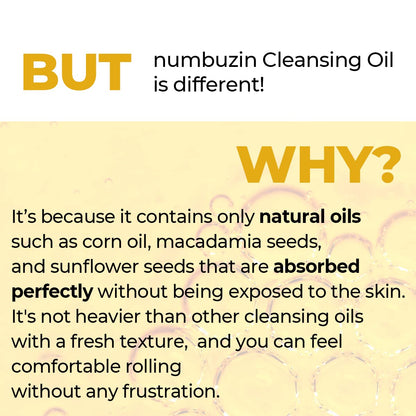 Numbuzin No.1 Easy Peasy Cleansing Oil, 6.76fl oz / 200ml