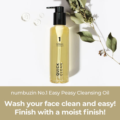 Numbuzin No.1 Easy Peasy Cleansing Oil, 6.76fl oz / 200ml