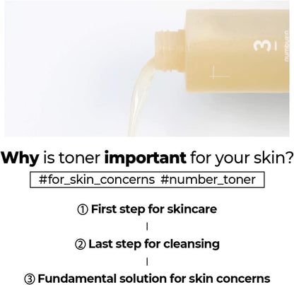 Numbuzin No.3 Super Glowing Essence Toner, 6.76 fl.oz / 200ml